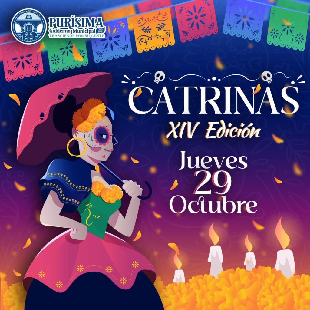 Decimocuarta edición del desfile de catrinas y concurso.
